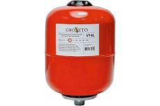 Расширительный бак (экспанзомат) Grosseto 8 л, отопление, вертикальный, 1&quot; 2039946