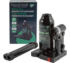 Гидравлический бутылочный домкрат Rockforce с клапаном 2т RF-T90204EURO