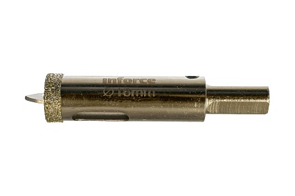 Коронка алмазная по стеклу и керамике (16 мм; 30 мм) Inforce 11-01-066