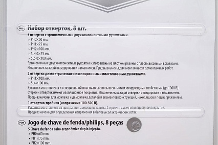 Набор отверток Sparta 135435