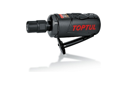 Зачистная пневматическая прямая машина Toptul мини 1/4", 6 мм, 25000 об/мин KASA0825