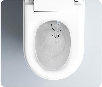 Электронный приставной унитаз Timo TЕ-741B с функцией биде