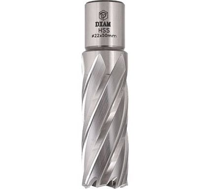 Сверло корончатое по металлу HSS Extra Line 22x50 мм Diam 320315
