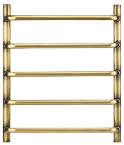 Полотенцесушитель водяной Domoterm Стефано П5 400x500 АБР античная бронза