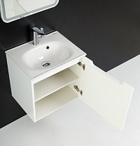 Мебель для ванной BelBagno Etna 50x39 см, 1 полка, правая, Bianco Lucido