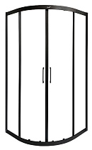 Душевой уголок Cerutti Viva 100x100 прозрачный, черный