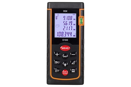 Лазерный дальномер RGK d100 с поверкой 755658
