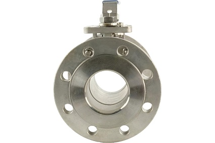 Шаровый кран DN.ru КШФП.316.200 Ду80 Ру16 с ISO-фланцем и рукояткой D160-04877