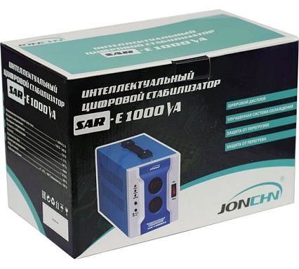 Однофазный стабилизатор напряжения JONCHN SAR-E1000VA