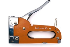 Мебельный степлер Bohrer 4-8 мм, усиленный, тип скобы 53, металлический 44130853