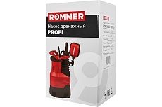Насос дренажный Rommer PROFI H-8 м, Q-13.5 м3/ч, кабель 10 м RDP-0005-100750 RG00931C8N2CIG