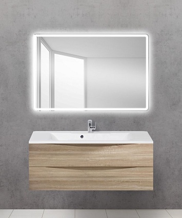 Зеркало BelBagno SPC-MAR-500-800-LED-BTN 50x80 см кнопочный выключатель