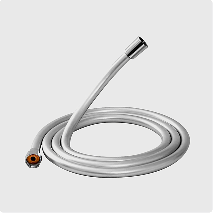 Шланг AQUAme AQM1500CR 150 см ПВХ, хром