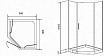 Душевой уголок Parly ZPE911B 90x90 прозрачный, черный, с поддоном