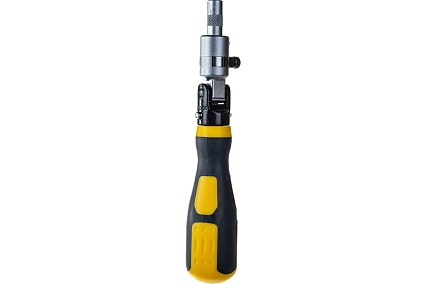 Трещоточная шарнирная отвертка для битов 1/4" Aist 8702 00-00003528