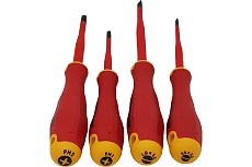 Набор диэлектрических отверток 4 шт. Felo Ergonic серия Slim 41384198