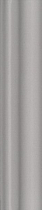 Бордюр Багет Kerama Marazzi Тортона серый 3х15 см, BLD051