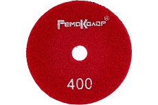 Круг алмазный шлифовальный гибкий Черепашка (100 мм; № 400; сухая шлифовка) РемоКолор 74-5-040