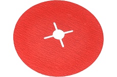 Фибровый шлифовальный круг CR5229 180x22 мм, керамика, P80, 25 шт Interflex 3024803801-25