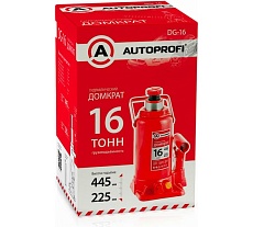 Бутылочный домкрат AUTOPROFI DG-16