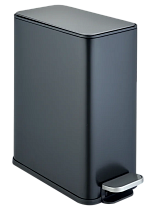 Ведро WeltWasser WW PAOLO BL 10L черный матовый 10000013417