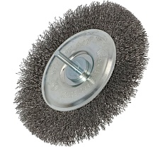 Щетка дисковая 120х20 мм, с хвостовиком, сталь Faster Tools 3495