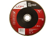Круг лепестковый торцевой 180x22.2 мм, Р60 ЛОМ 2580678