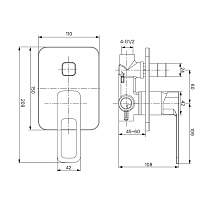 Смеситель для душа Iddis Slide SLISB00i67 хром