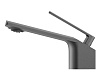 Смеситель для раковины Black&White Gravity GF-7104-GM оружейная сталь
