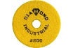 Круг алмазный гибкий шлифовальный Черепашка 100 мм, №200 Diamond Industrial DIDCHSH200