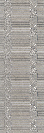 Декор Kerama Marazzi Безана серый обрезной 25x75 см, OP\B201\12137R