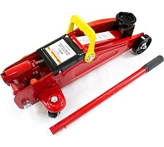 Гидравлический подкатной домкрат Vettler Samson 2т, 125x300 в кейсе VEFJm2