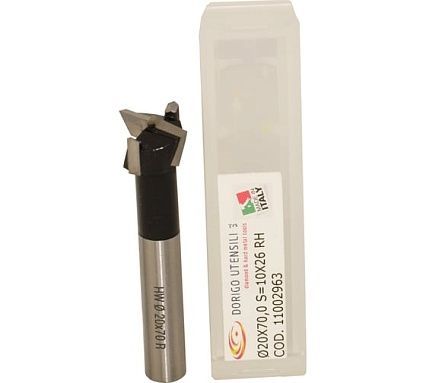 Сверло чашечное DORIGO HW для станка 20x70.0, S=10x26, RH 11002963