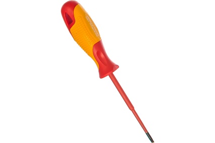 Диэлектрическая отвертка SL4х100мм, CrMo, до 1000В Gross 12942