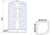 Душевая кабина River Desna 100/24 МТ 100x100 матовая, 10000001586
