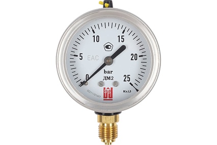 Манометр ДМ 2 063 Р (0-25) бар, кл.1.5, G1/4", DIN CASE BD 1152100025