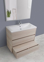 Мебель для ванной Art&Max Family 58 см напольная, Pino Bianco