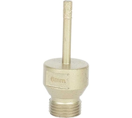 Коронка алмазная, вакуумное спекание (6х40 мм; 1/2"; М14) TECH-NICK TUK 136.600.6674
