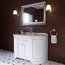 Мебель для ванной TW collection York Nuovo 130 см, bianco/oro antico