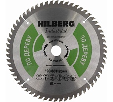 Диск пильный Industrial Дерево (190x20 мм; 60Т) Hilberg HWT193