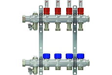 Коллекторная группа ELSEN 1 дюйм, 2 контура, размер отвода-3/4, EMi03.02