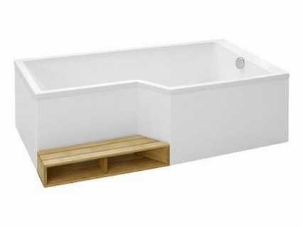 Акриловая ванна Jacob Delafon Bain Douche NEO 170x90/70 см E6D002R-00, правосторонняя