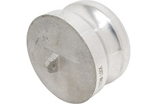 Алюминиевый камлок TITAN LOCK типа DР серия EcoLine, заглушка для розетки 2 1/2&quot; TL250DPAL-EL