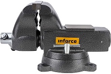 Поворотные слесарные тиски Inforce 200 мм 05-23-12