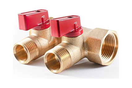 Коллектор с шаровыми кранами PROFACTOR в/н 3/4" х 2 вых 1/2"нар PF MV 264.2