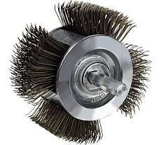Кордщетка плоская AGGRESSO 110 мм, жесткая, 3 предмета для дрели KWB 602600
