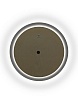 Зеркало Art&Max Napoli AM-Nap-800-DS-F-Grey 80x80 см, с подсветкой, серый матовый