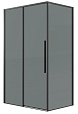 Душевой уголок Grossman Galaxy 120.K33.01.1490.21.10 140x90 тонированный, черный матовый
