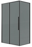 Душевой уголок Grossman Galaxy 120.K33.01.1490.21.10 140x90 тонированный, черный матовый