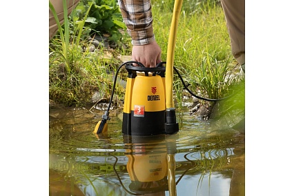 Дренажный насос для чистой и грязной воды Denzel DP-450S 97267